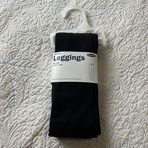 Black Cotton Leggings Women’s SIZE SMALL